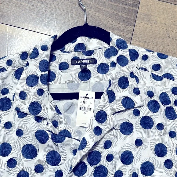 Express Rayon button down - Picture 4 of 6